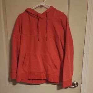 Calvin Klein Women's Orange Hoodie Sweater